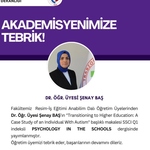 Akademisyenimize Tebrik